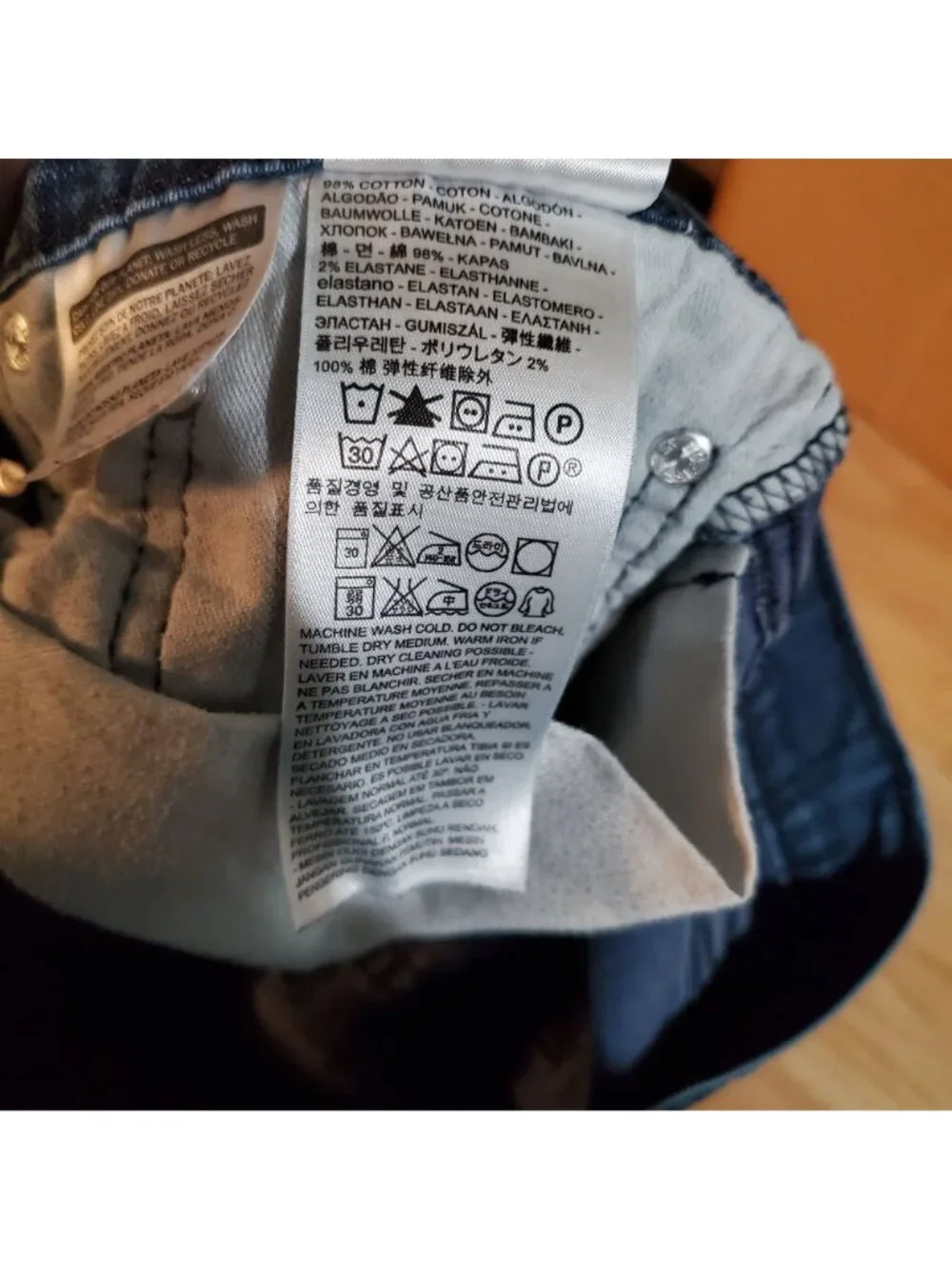 Levis Jeans Mens 40x32 Blue 541 Athletic Fit Mid Rise Stretch Denim *Read*